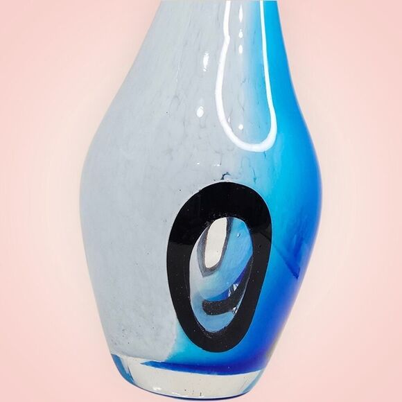 Vtg Mid Century Italian Murano Art Glass Hand Blown Bird Heron Sculpture - Picture 9 of 14